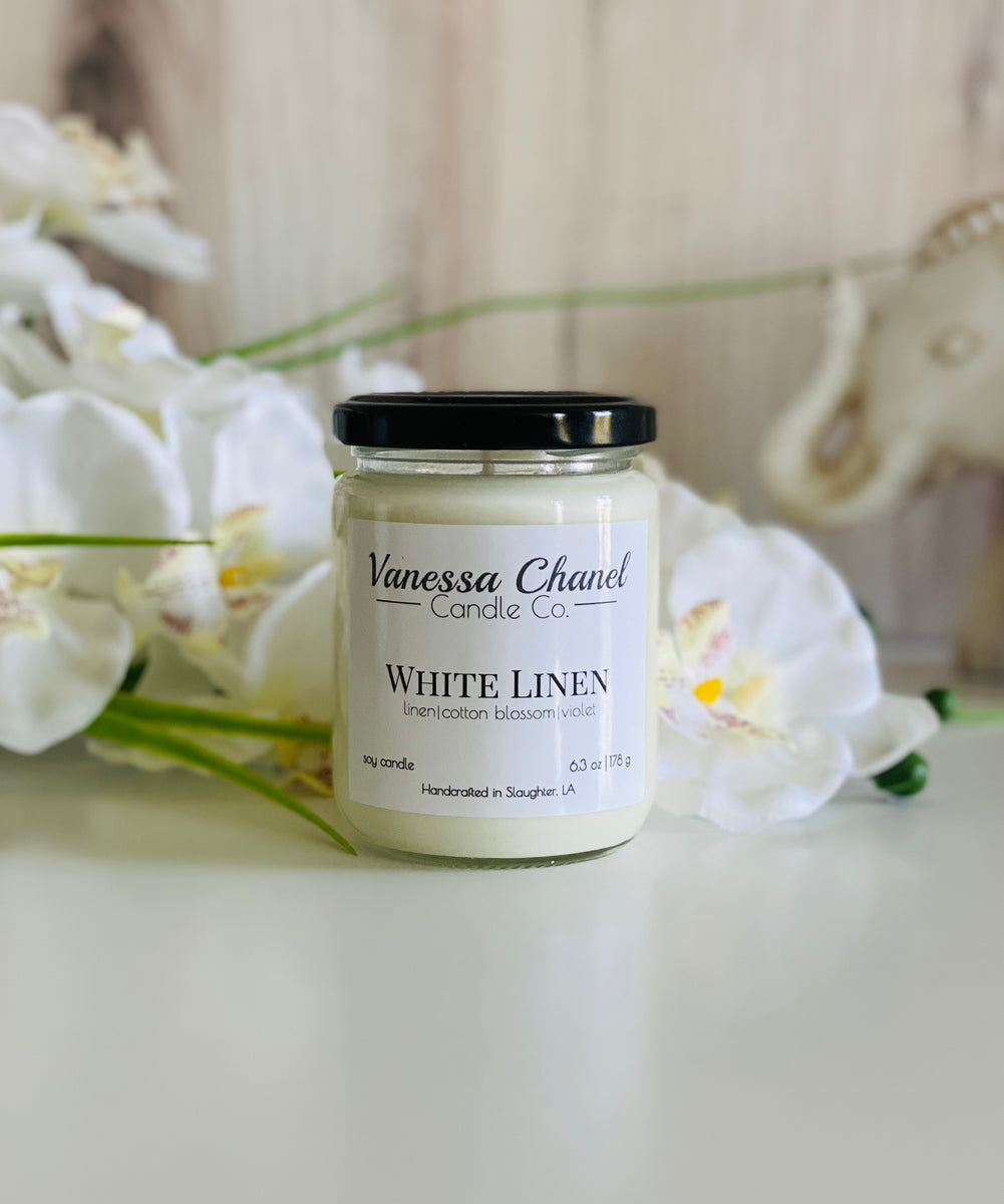 White Linen Vanessa Chanel Candle Co.